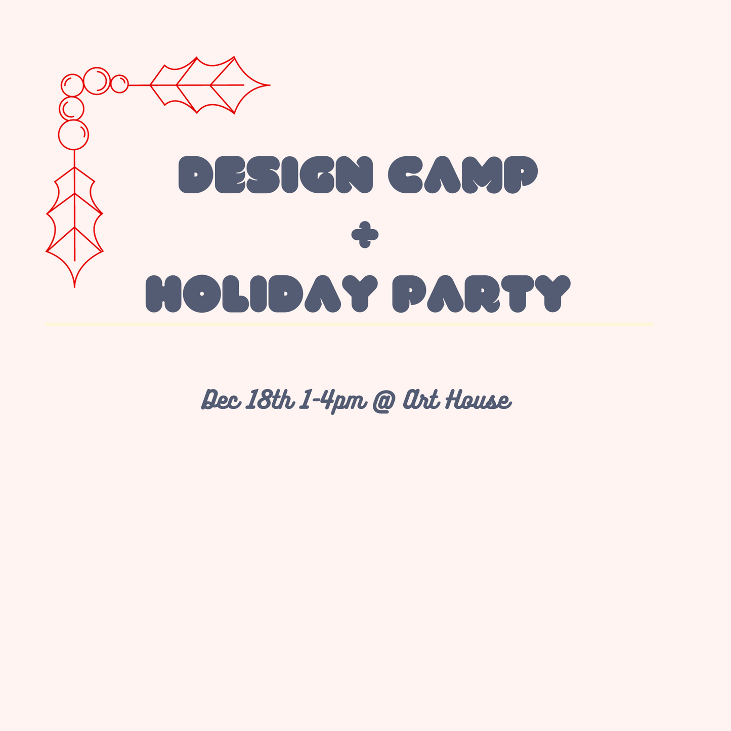 Design Camp December
