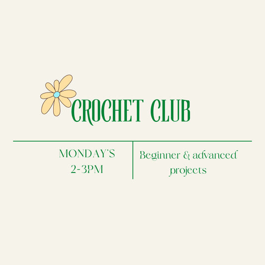 Crochet Club MAY (beginner friendly)