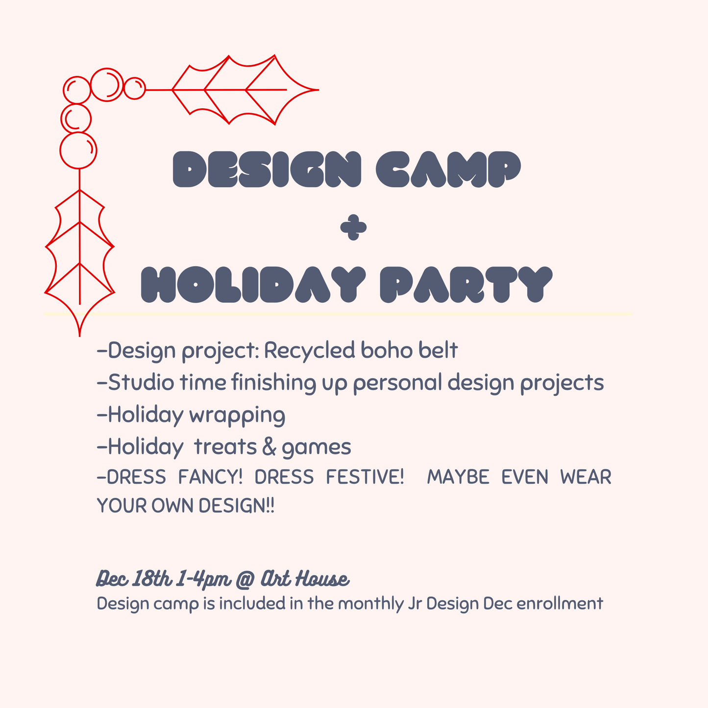 Design Camp December
