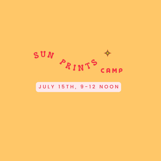 July 15th Sun Prints Camp
