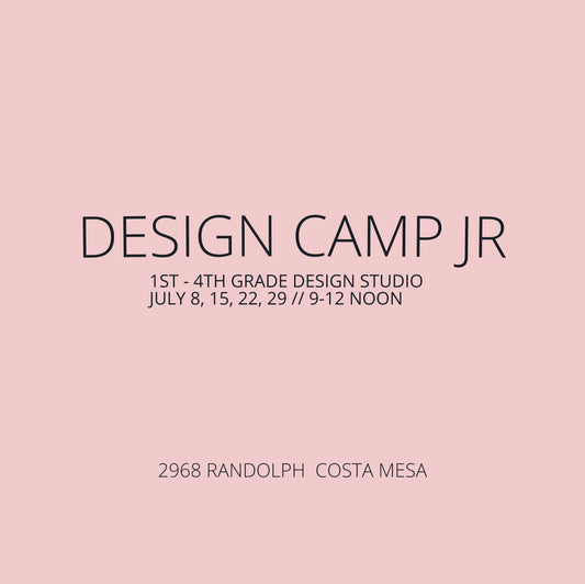 Design Camp Jr ( 1st-4th grade) JULY
