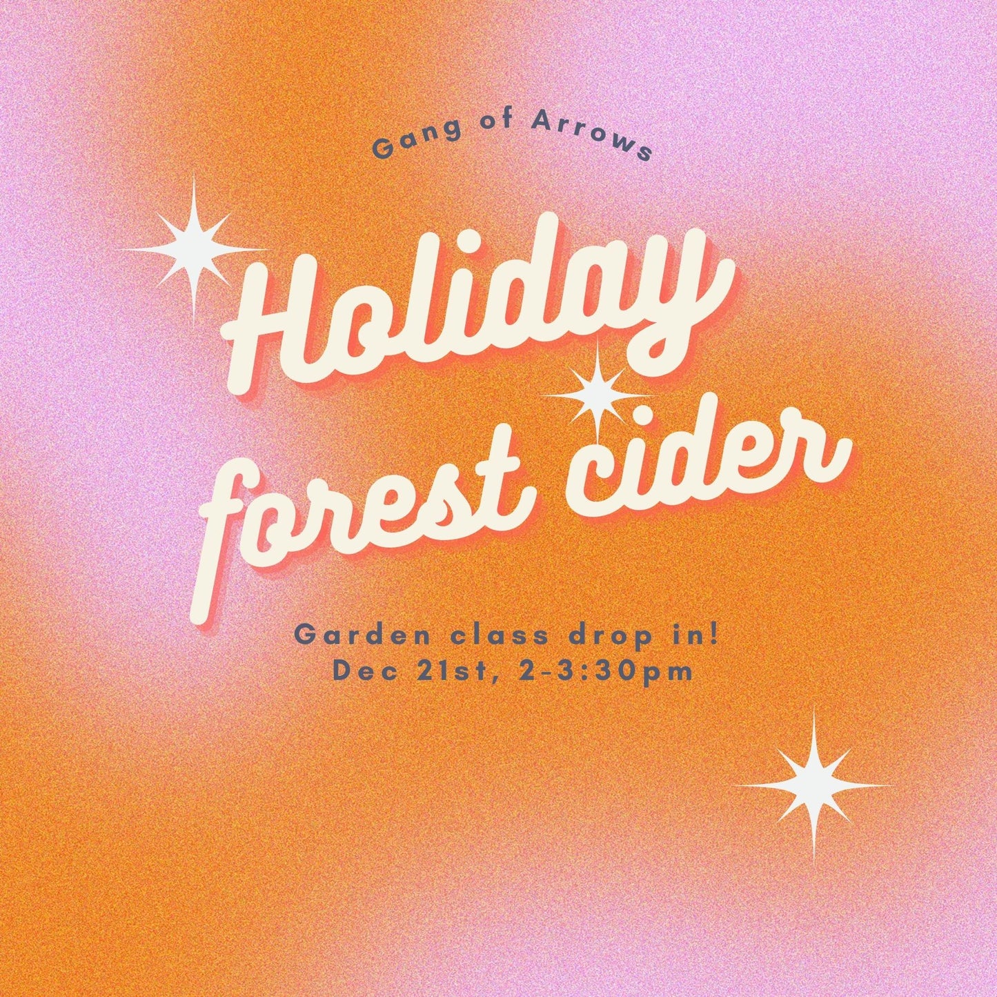 Holiday Forest Cider